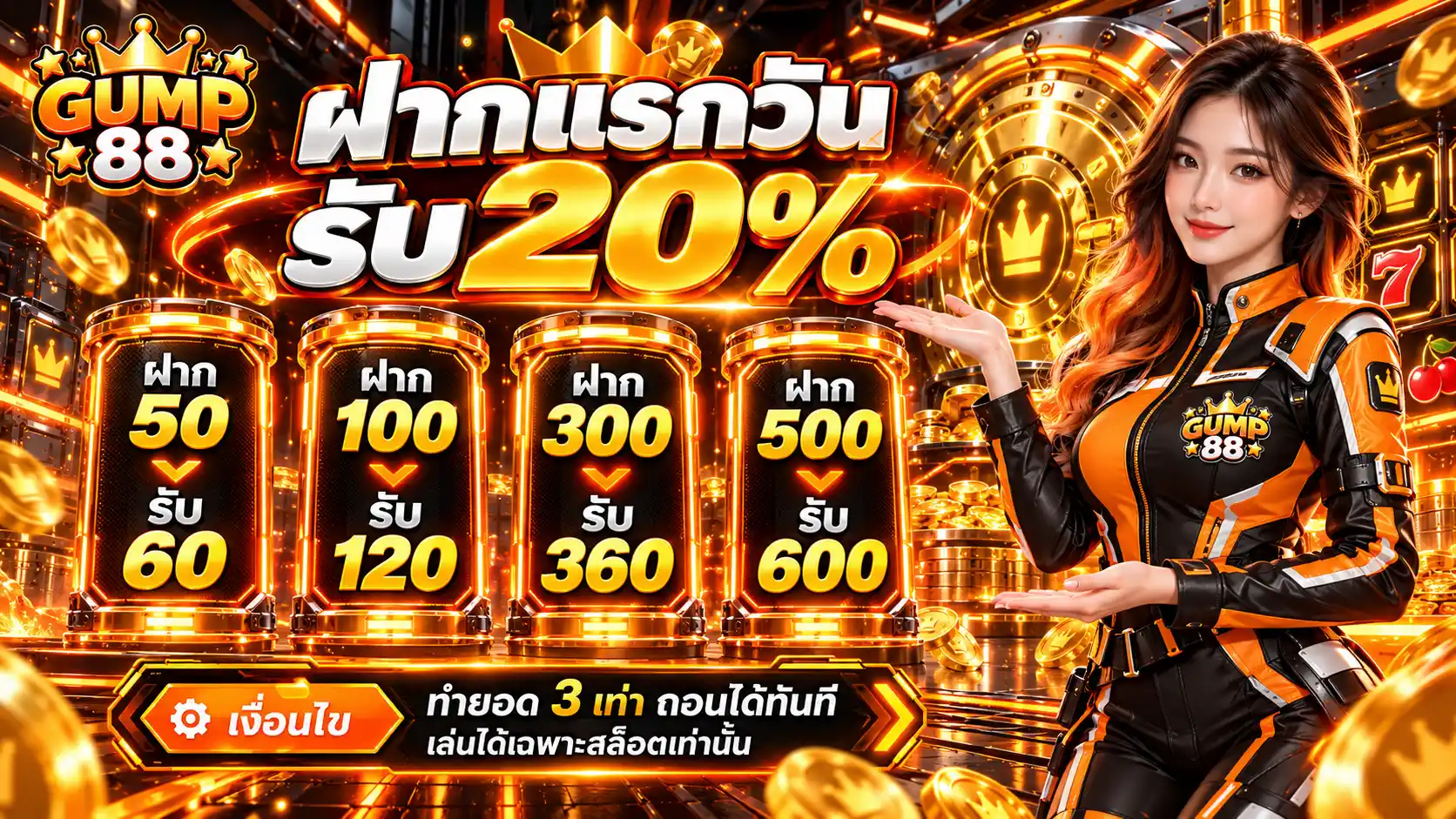 GUMP88 เดิมพันออนไลน์สุดมันส์ ไปกับเกมระบบเทพ ไม่ล็อกยูสชัวร์