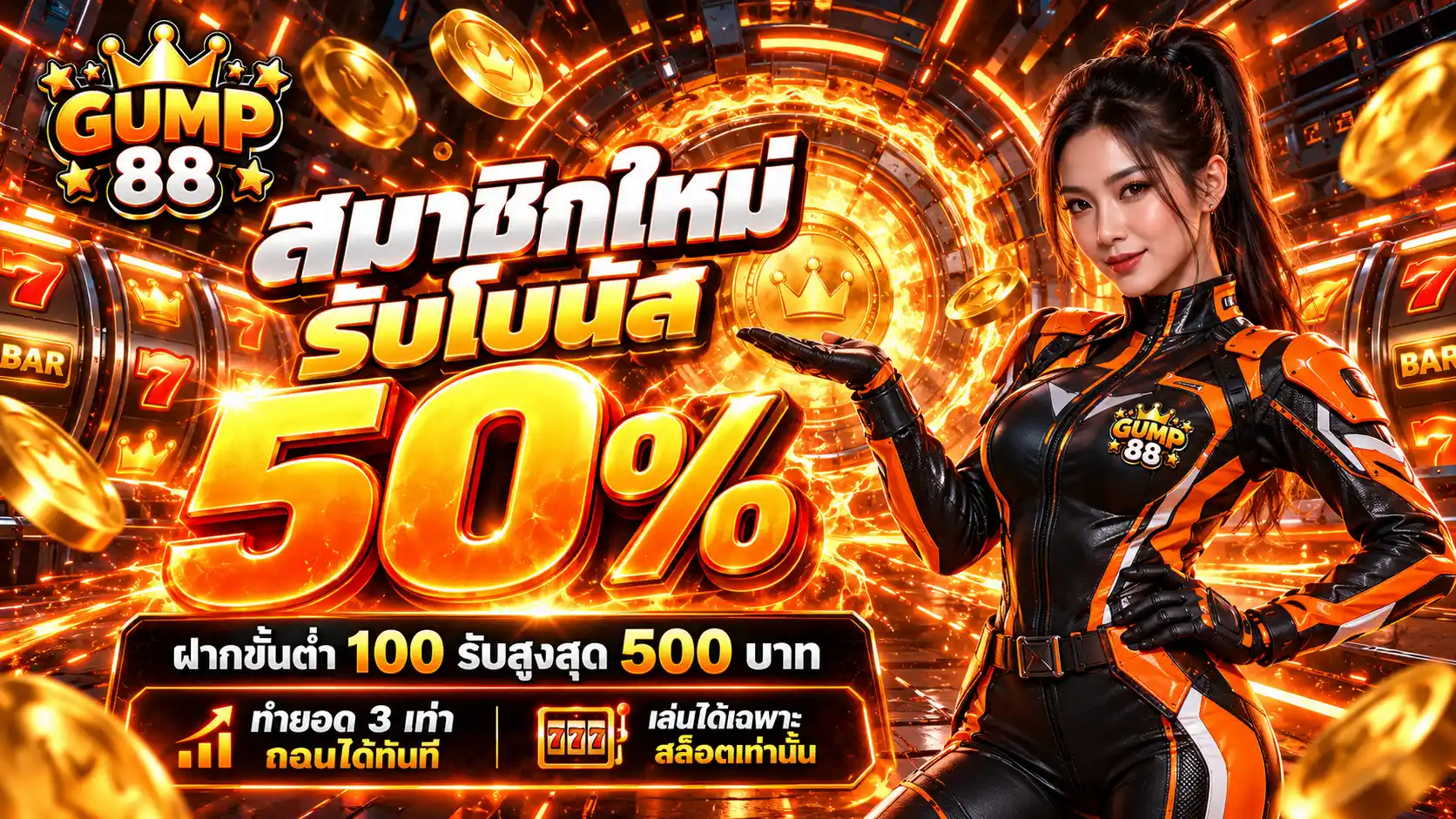 GUMP88 เดิมพันออนไลน์สุดมันส์ ไปกับเกมระบบเทพ ไม่ล็อกยูสชัวร์